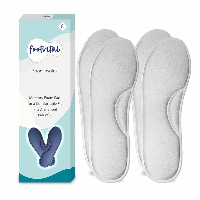 Shoprythm foot Vital 6 / Grey / Pack of 2 Memory Foam Shoe Insoles Shoprythm foot Vital 6 / Grey / Pack of 2 Memory Foam Shoe Insoles